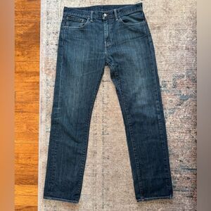 Levi's | Men’s 513 Slim Straight Jeans, Dark Blue